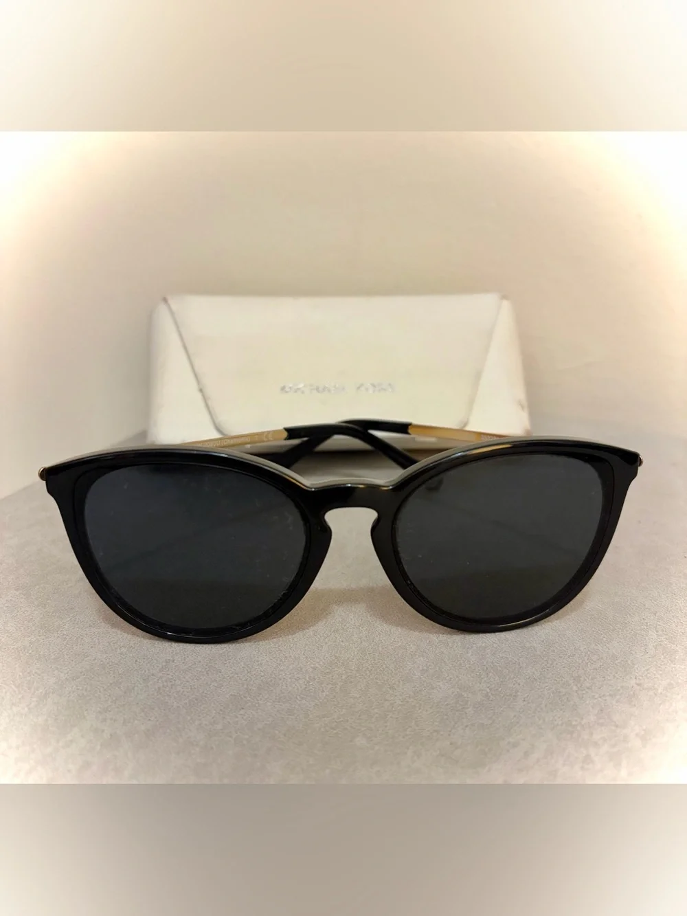 Authentic Michael Kors MK2080U 333281 Polarized Black Brow Sunglasses 56mm